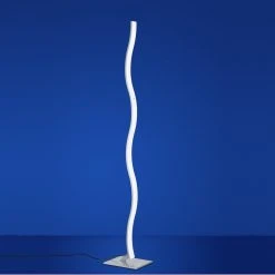 B-Leuchten LED-Stehleuchte Wings in Nickel-matt / Chrom