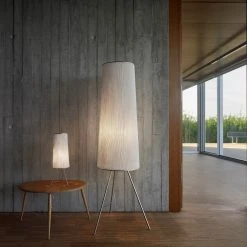 Designer-Stehleuchte Ura von Arturo Alvarez in Weiß -Stehleuchten Verkaufsgeschäft designerstehleuchte ura von arturo M1395832 arturoalvarez ur03whitekabeltransparent