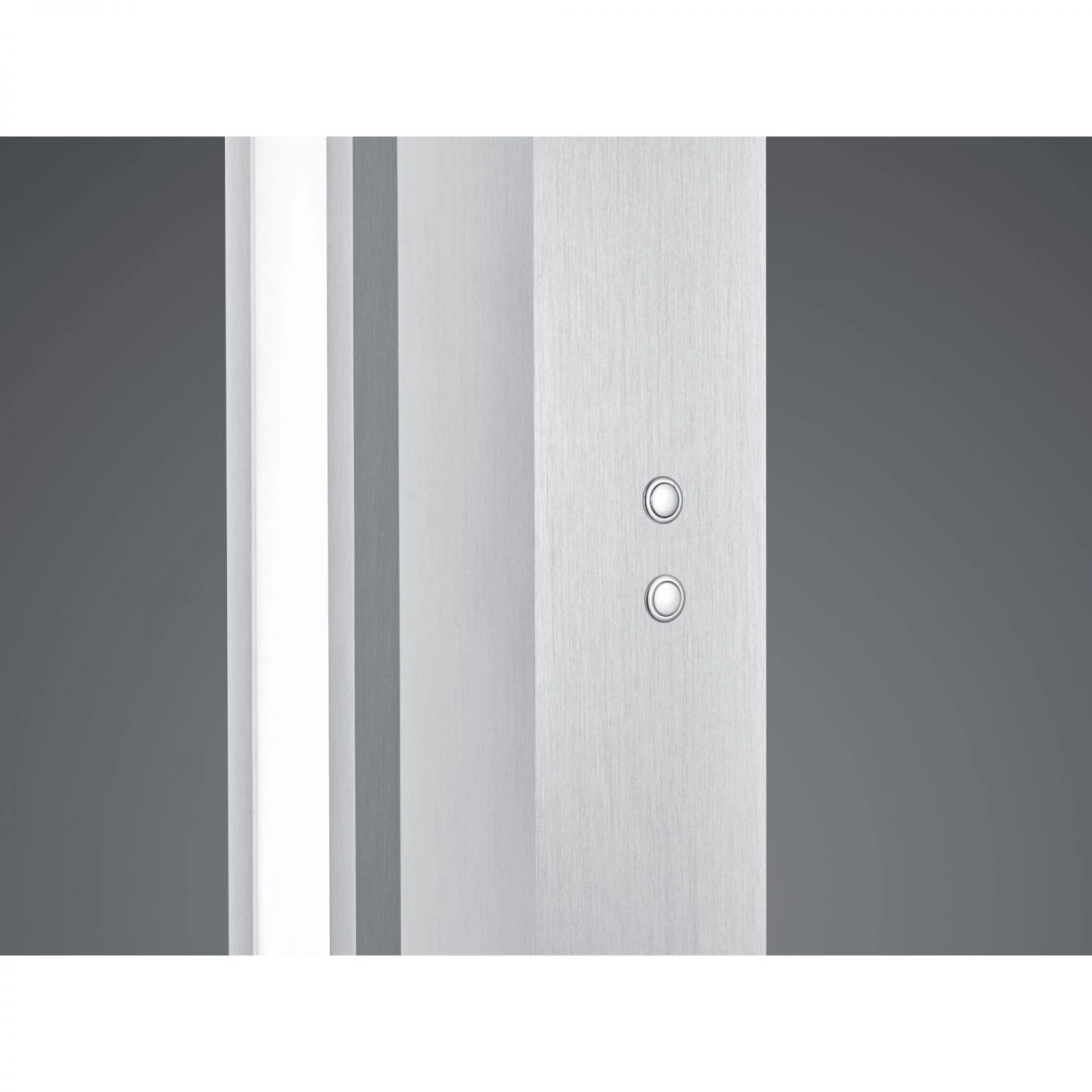 B-Leuchten dimmbare eckige LED Stehleuchte mit CCT-Lichtfarbsteuerung eloxiert Stehlampe silber Schalter 5 B-Leuchten dimmbare eckige LED Stehleuchte mit CCT-Lichtfarbsteuerung eloxiert Stehlampe silber Schalter – Bild 3