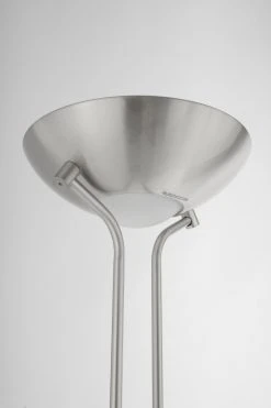 GLOBO dimmbare LED Deckenfluter Fluter Stehleuchte Deckenleuchte aus Glas matt wie 5802 aber mit Arm flexo Deckenlampe nickel und Stehlampe ø 255 cm -Stehleuchten Verkaufsgeschäft dimmbare led deckenfluter fluter 662185 globo 59020