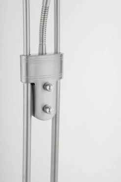 GLOBO dimmbare LED Deckenfluter Fluter Stehleuchte Deckenleuchte aus Glas matt wie 5802 aber mit Arm flexo Deckenlampe nickel und Stehlampe ø 255 cm -Stehleuchten Verkaufsgeschäft dimmbare led deckenfluter fluter 662187 globo 59020