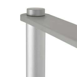 Steinhauer dimmbare LED eckige Stehleuchte höhenverstellbare 100 - 140 cm Stehlampe Büroleuchte mit Drehdimmer in schwarz oder silber -Stehleuchten Verkaufsgeschäft dimmbare led eckige stehleuchte 2688ST 4 steinhauer 2688st