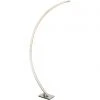 GLOBO dimmbare LED Stehleuchte aus Acryl matt 1 Rohr gebogen C-Form Kabel: 180m Stehlampe nickel und -Stehleuchten Verkaufsgeschäft dimmbare led stehleuchte aus 67815 24Sa1280x1280 globo 6781524s