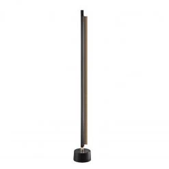 Nordlux dimmbare LED Stehleuchte mit CCT-Lichtfarbsteuerung satiniert Stehlampe Schwarz Schalter