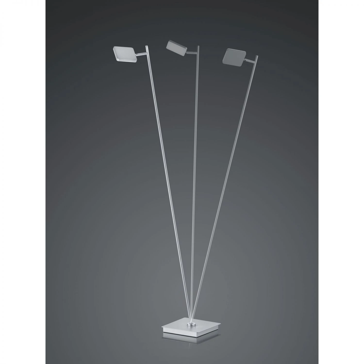 B-Leuchten dimmbare schwenkbare eckige LED Stehleuchte mit CCT-Lichtfarbsteuerung Stehlampe hellgrau Schalter 4 B-Leuchten dimmbare schwenkbare eckige LED Stehleuchte mit CCT-Lichtfarbsteuerung Stehlampe hellgrau Schalter – Bild 2