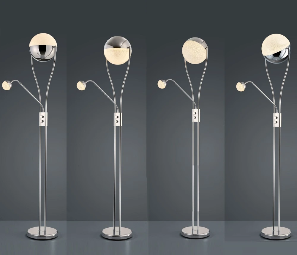 Trio Dimmbarer LED Deckenfluter Chris Acryl mit Kristalleffekt 5 Trio Dimmbarer LED Deckenfluter Chris Acryl mit Kristalleffekt – Bild 3