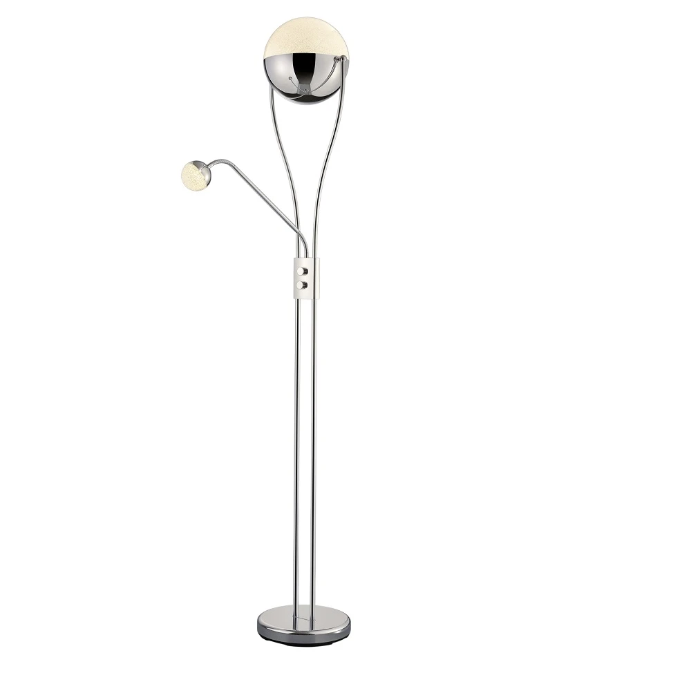 Trio Dimmbarer LED Deckenfluter Chris Acryl mit Kristalleffekt 4 Trio Dimmbarer LED Deckenfluter Chris Acryl mit Kristalleffekt – Bild 2