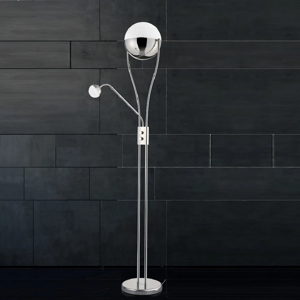 Trio Dimmbarer LED Deckenfluter Chris Acryl mit Kristalleffekt 3 Trio Dimmbarer LED Deckenfluter Chris Acryl mit Kristalleffekt