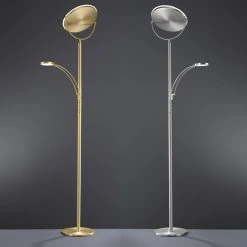 Hufnagel Dimmbarer LED-Fluter Sole mit Lesearm, 2 Oberflächen