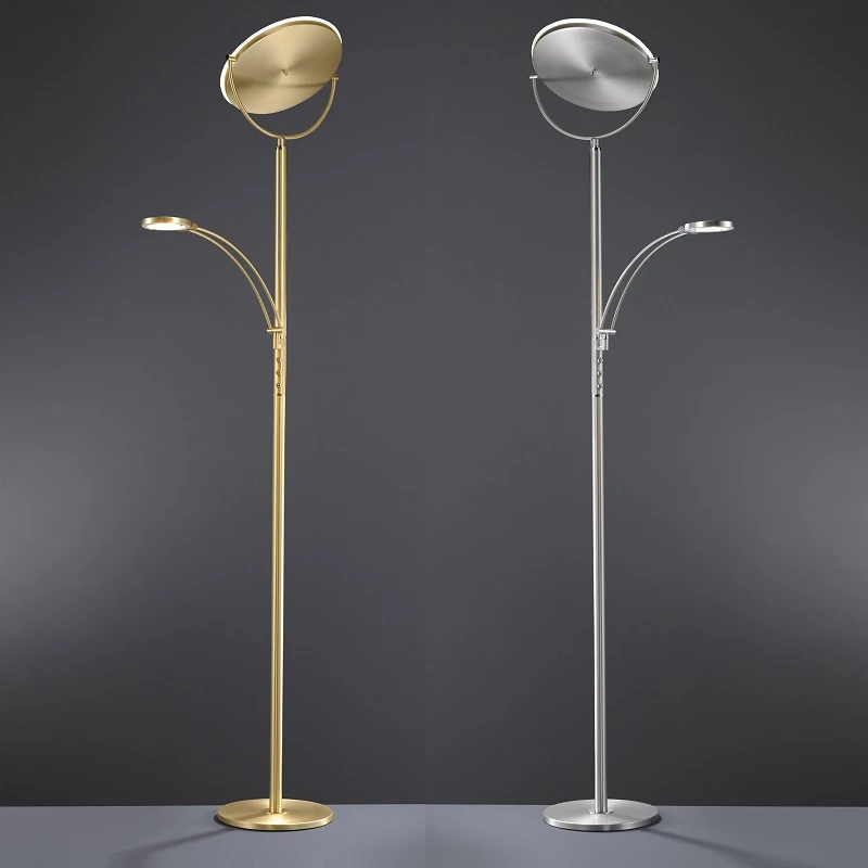 Hufnagel Dimmbarer LED-Fluter Sole mit Lesearm, 2 Oberflächen 3 Hufnagel Dimmbarer LED-Fluter Sole mit Lesearm, 2 Oberflächen