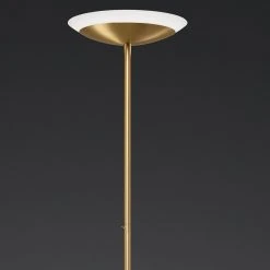 Hufnagel Dimmbarer LED-Fluter Tris Messing-matt, 2 Lichtfarben