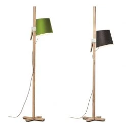 Domus Design-Standleuchte Croiz Wollfilz mit Fußdimmer