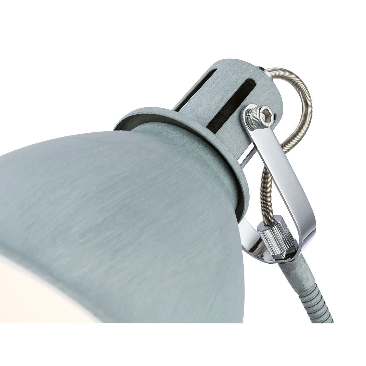 GLOBO E14 Stehleuchte technischer Strahler Schirm innen weiß Kabel 18 m Flexo Stehlampe grau und Chrom mit Schalter ø 145 cm 8 GLOBO E14 Stehleuchte technischer Strahler Schirm innen weiß Kabel 18 m Flexo Stehlampe grau und Chrom mit Schalter ø 145 cm – Bild 6