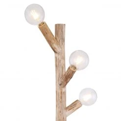 GLOBO E27 Stehleuchte aus Holz matt gerade mit 3 Fassungen ohne Schirm e 3-flammige Stehlampe schwarz und natur Schalter ø 25 cm -Stehleuchten Verkaufsgeschäft e27 stehleuchte aus holz 15441Se1280x1280 globo 15441s