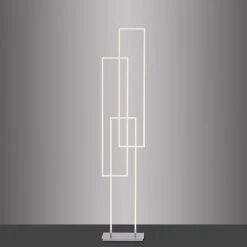 Paul Neuhaus Eckige Q®-Leuchte ZigBee Smarthome Stehleuchte Q-Inigo inkl. Fernbedienung, LED 3x 19W 160 cm Hoch -Stehleuchten Verkaufsgeschäft eckige qleuchte zigbee smarthome 595 555 paulneuhaus 59555