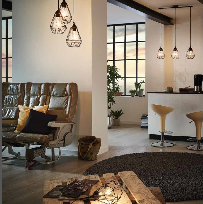 EGLO Geometrische Tischleuchte Ø 17,5cm 1flammig - in 2 Farben 5 EGLO Geometrische Tischleuchte Ø 17,5cm 1flammig - in 2 Farben – Bild 3