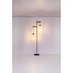 GLOBO höhenverstellbare E27 Stehleuchte aus Holz 2-flammige Stehlampe schwarz und natur mit Schalter -Stehleuchten Verkaufsgeschäft hhenverstellbare e27 stehleuchte aus 15326 2SNt1280x1280 globo 153262sn