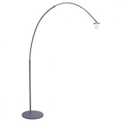 Steinhauer höhenverstellbare Stehleuchte mit gebogenem Arm, Bogenlampe in 4 Farben, E27 -Stehleuchten Verkaufsgeschäft hhenverstellbare stehleuchte mit gebogenem 7268GR steinhauer 7268gr