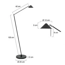 Steinhauer Höhenverstellbare Stehleuchte mit schwenkbarem Lesearm, 1-flammig, dimmbar, CCT - Dim-to-Warm-Funktion, inkl. LED 2x 7W 13 Steinhauer Höhenverstellbare Stehleuchte mit schwenkbarem Lesearm, 1-flammig, dimmbar, CCT - Dim-to-Warm-Funktion, inkl. LED 2x 7W -Stehleuchten Verkaufsgeschäft hhenverstellbare stehleuchte mit schwenkbarem 2559ZW 7 steinhauer 2559zw