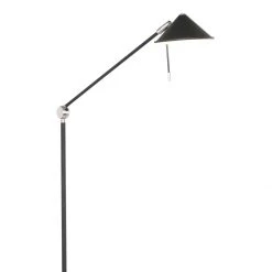 Steinhauer Höhenverstellbare Stehleuchte mit schwenkbarem Lesearm, 1-flammig, dimmbar, CCT - Dim-to-Warm-Funktion, inkl. LED 2x 7W