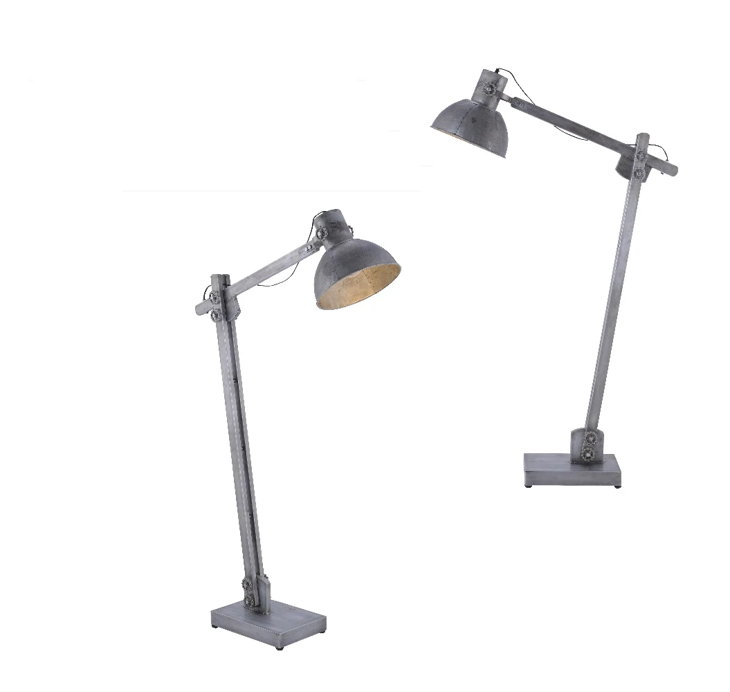 Leuchten Direkt Industrie-Style Stehleuchte Samia Höhe 128cm 4 Leuchten Direkt Industrie-Style Stehleuchte Samia Höhe 128cm – Bild 2