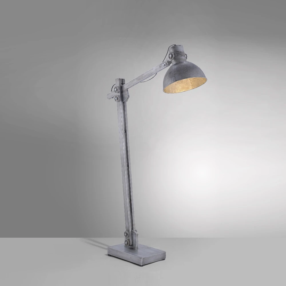 Leuchten Direkt Industrie-Style Stehleuchte Samia Höhe 128cm 3 Leuchten Direkt Industrie-Style Stehleuchte Samia Höhe 128cm