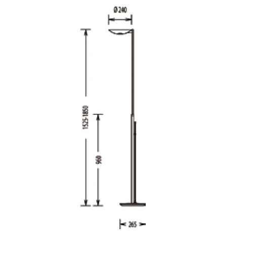 Knapstein LED Deckenfluter höhenverstellbar - 2 Oberflächen 4 Knapstein LED Deckenfluter höhenverstellbar - 2 Oberflächen – Bild 2