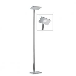 Knapstein LED Deckenfluter Wandfluter - in nickelmatt