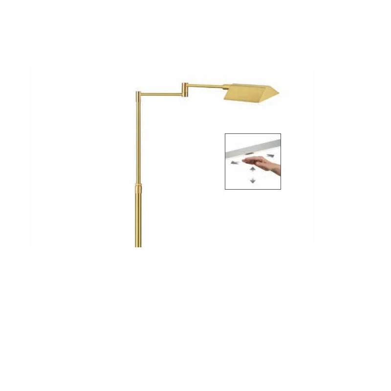 Knapstein LED Stehleuchte mit Gestensteuerung, dimmbar, in drei Oberflächen 4 Knapstein LED Stehleuchte mit Gestensteuerung, dimmbar, in drei Oberflächen – Bild 2