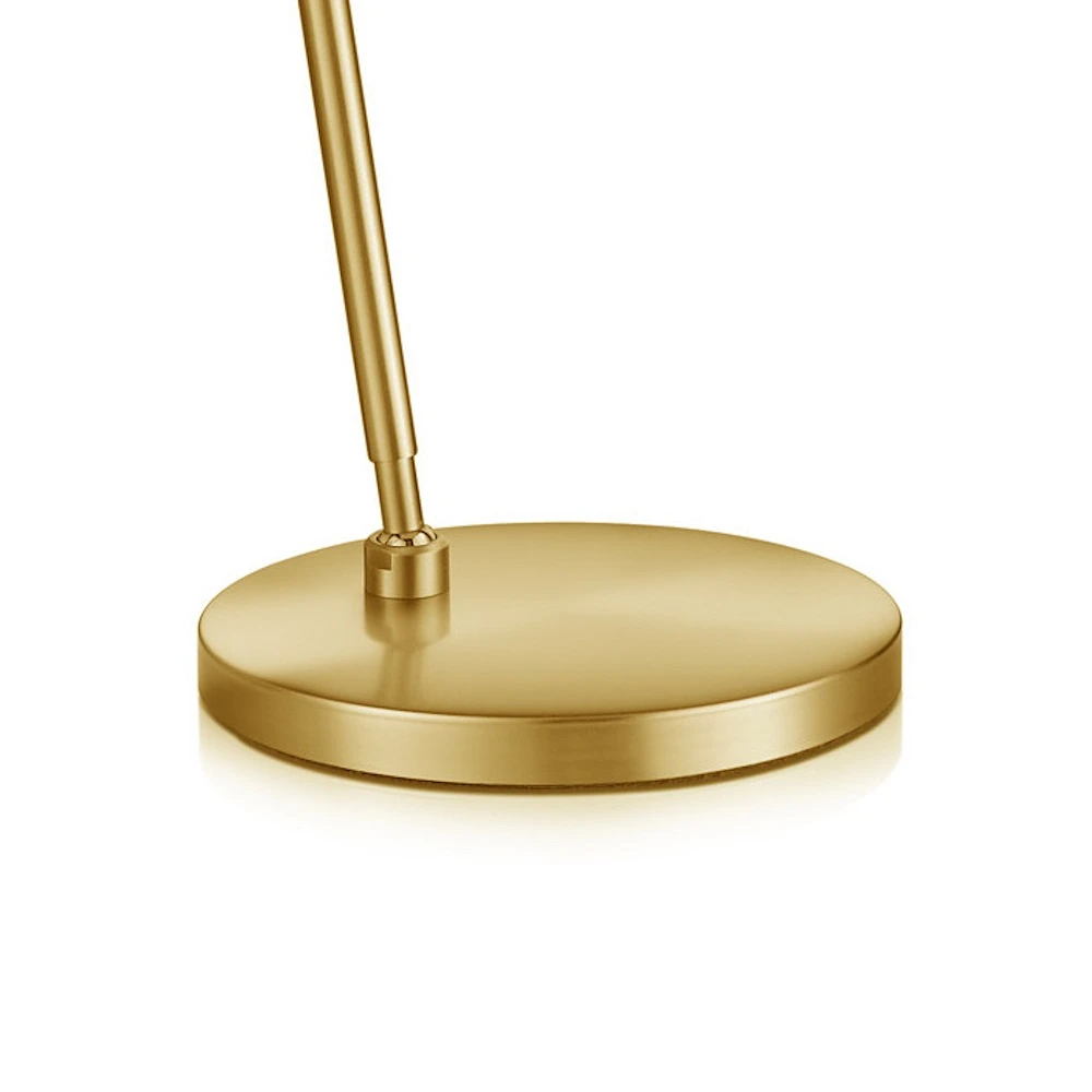 Knapstein LED-Leseleuchte Stehlampe, Messing-matt, Lichtfarbe wechselbar 4 Knapstein LED-Leseleuchte Stehlampe, Messing-matt, Lichtfarbe wechselbar – Bild 2