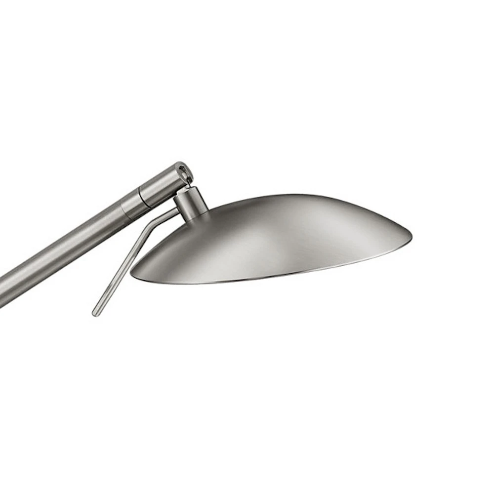 Knapstein LED-Leseleuchte, Nickel-matt, Lichtfarbwechsel Tastdimmer 4 Knapstein LED-Leseleuchte, Nickel-matt, Lichtfarbwechsel Tastdimmer – Bild 2