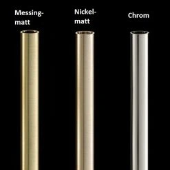 Knapstein LED-Standleuchte schwenkbar, Tastdimmer, 3 Farben -Stehleuchten Verkaufsgeschäft knapstein ledstandleuchte schwenkbartastdimmerfarben messingnickelchrom knapstein