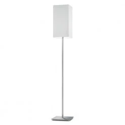 Knapstein Stehlampe mit Stoffschirm weiß,180cm, in Quaderform