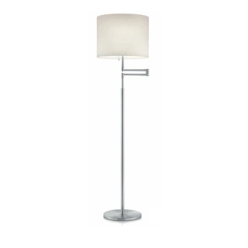 Knapstein Stehleuchte mit Stoffschirm, schwenkbar + höhenverstellbar - 2 Oberflächen 3 Knapstein Stehleuchte mit Stoffschirm, schwenkbar + höhenverstellbar - 2 Oberflächen