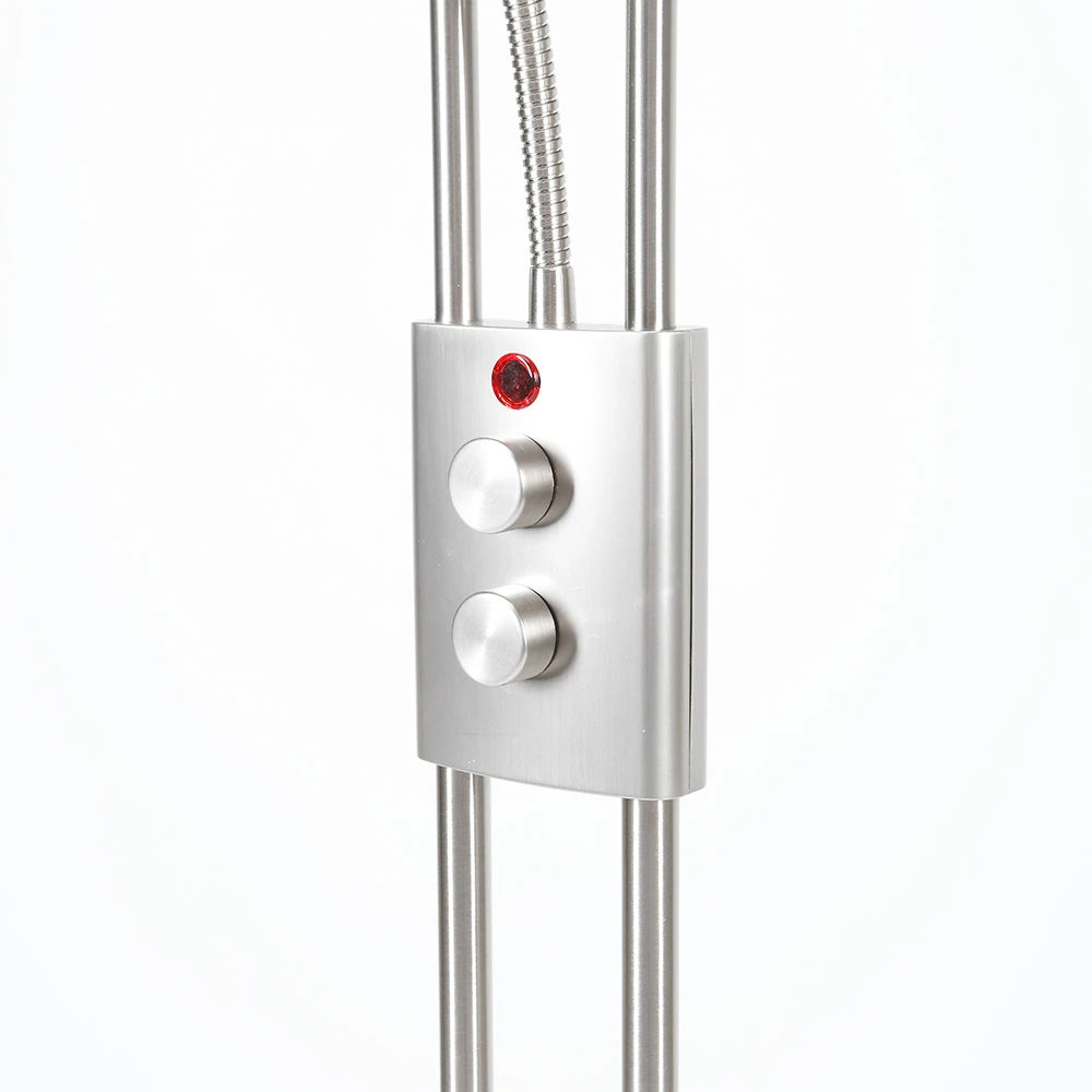 Leuchten Direkt LED Deckenfluter mit Lesearm mit Dimmer, Stehlampe mit RGBW Farbwechsel, Fernbedienung, 198cm Stehlampe 11 Leuchten Direkt LED Deckenfluter mit Lesearm mit Dimmer, Stehlampe mit RGBW Farbwechsel, Fernbedienung, 198cm Stehlampe – Bild 9