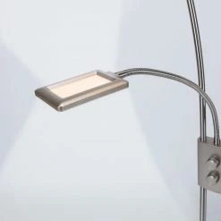 Leuchten Direkt LED Deckenfluter, Lesearm, Drehdimmer, H 195cm, warmweiß, modern -Stehleuchten Verkaufsgeschäft led deckenfluterlesearmdrehdimmer195cmwarmwei modern 1298054 leuchtendirekt 1172255