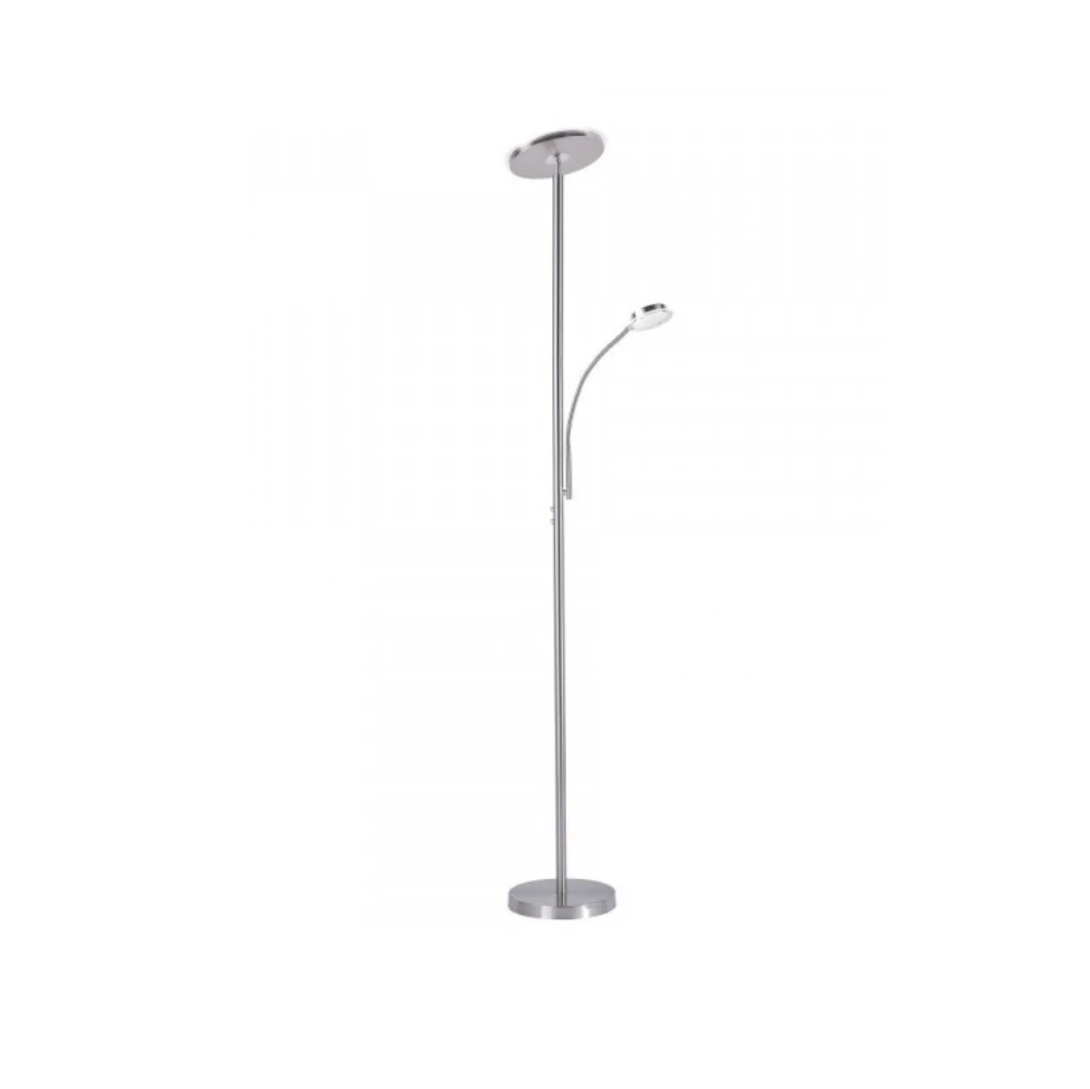 Leuchten Direkt LED Deckenfluter, mit Lesearm, Tastdimmer, Höhe 180cm, modern 4 Leuchten Direkt LED Deckenfluter, mit Lesearm, Tastdimmer, Höhe 180cm, modern – Bild 2