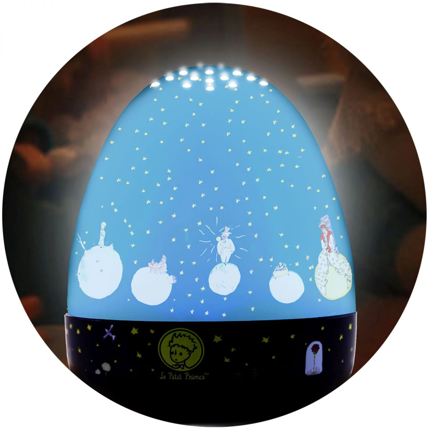 Niermann LED Nachtlicht Spieluhr Kinderleuchte mit Projektion und Abschaltautomatik 12 x 8 x 15 cm blau Prinz 6 Niermann LED Nachtlicht Spieluhr Kinderleuchte mit Projektion und Abschaltautomatik 12 x 8 x 15 cm blau Prinz – Bild 4