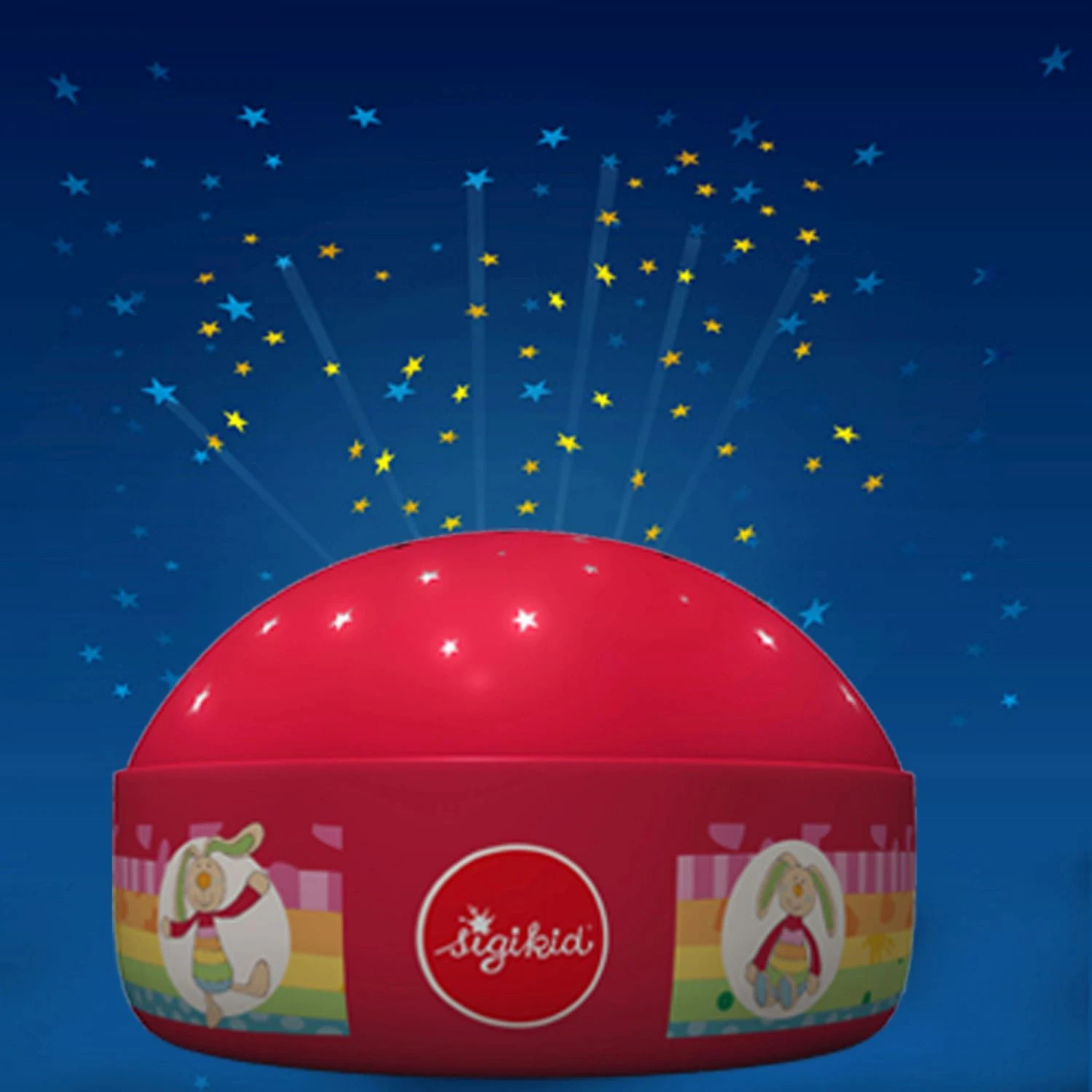 Niermann LED Projektions-Nachtlicht Kinderleuchte mit Farbwechsler und Abschaltautomatik Hase Rainbow Rabbit 3 Niermann LED Projektions-Nachtlicht Kinderleuchte mit Farbwechsler und Abschaltautomatik Hase Rainbow Rabbit