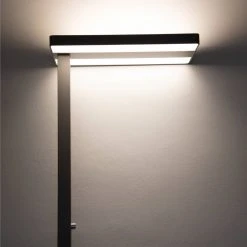 Jakob Maul LED Standleuchte Büro, dimmbar, silber, Up&Down, LED 80W neutralweiß -Stehleuchten Verkaufsgeschäft led standleuchte brodimmbarsilberupdownled 80w 14002410 jakobmaul 8258495