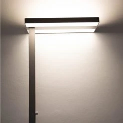 Jakob Maul LED Standleuchte Büro, dimmbar, silber, Up&Down, LED 80W neutralweiß -Stehleuchten Verkaufsgeschäft led standleuchte brodimmbarsilberupdownled 80w 1400249 jakobmaul 8258495
