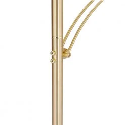 Paul Neuhaus LED Standleuchte mit Lesearm Messing dimmbar 3-flammig schwenkbar, CCT-Lichtfarbsteuerung -Stehleuchten Verkaufsgeschäft led standleuchte mit lesearm 673 606 paulneuhaus 67360