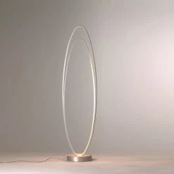 Bopp Leuchten LED Stehleuchte Flair mit umlaufender LED und Tastdimmer