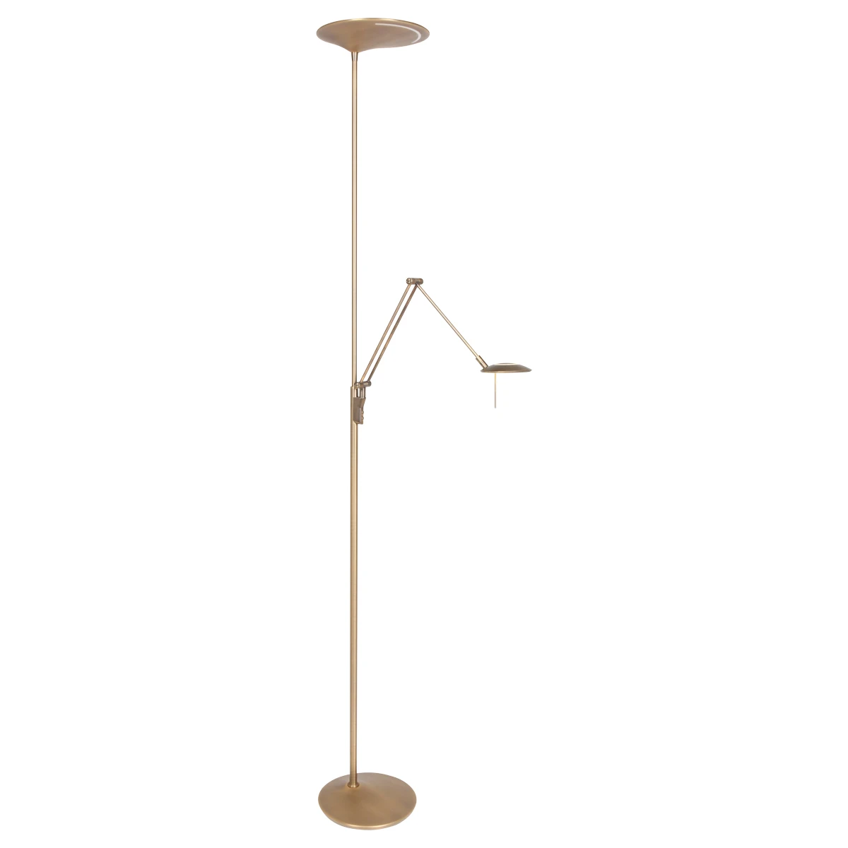 Steinhauer LED Stehleuchte mit verstellbarem Lesearm, 2-flammig, dimmbar, bronze/silber/schwarz, inkl. LED 25W + 6W 5 Steinhauer LED Stehleuchte mit verstellbarem Lesearm, 2-flammig, dimmbar, bronze/silber/schwarz, inkl. LED 25W + 6W – Bild 3