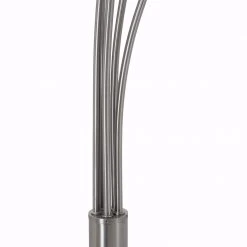 Steinhauer LED Stehleuchte mit 5 gebogenen Armen, silber, 5-flammig, mit Dimmerungsschalter, inkl. 5x LED 4,5W -Stehleuchten Verkaufsgeschäft led stehleuchte mitgebogenen armensilber5flammigmit 1327ST 10 steinhauer 1327st