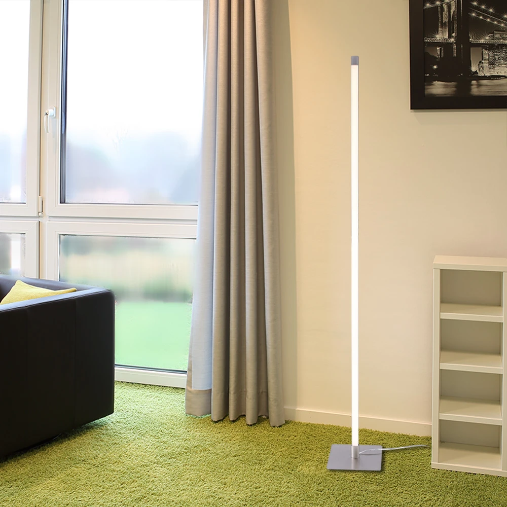 LHG Lights LED Stehleuchte sparsame Standlampe 150 cm hoch - LED-Stehlampe modern, Lese-Lampe dimmbar mit Touchdimmer warmweiß - Leuchte stufenlos dimmbar 4 LHG Lights LED Stehleuchte sparsame Standlampe 150 cm hoch - LED-Stehlampe modern, Lese-Lampe dimmbar mit Touchdimmer warmweiß - Leuchte stufenlos dimmbar – Bild 2