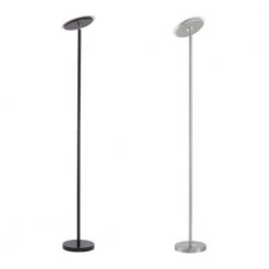 Leuchten Direkt LED Stehleuchte, Touchdimmer, Deckenfluter, 2 Farben
