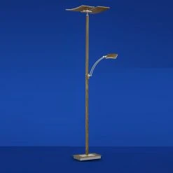 LED-Fluter Duo mit Holz von B-Leuchten