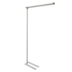 Jakob Maul LED-Standleuchte, 1 x LED 51 W inkl., silber, 4000 K, Büroleuchte