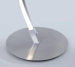 Paul Neuhaus LED-Stehleuchte Polina dimmbar über Schnurdimmer, geschwungen , Wellenform gedreht silber 2700 Lumen -Stehleuchten Verkaufsgeschäft ledstehleuchte polina dimmbar ber 1265223 paulneuhaus 914055